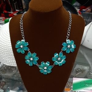 Necklace and earrings